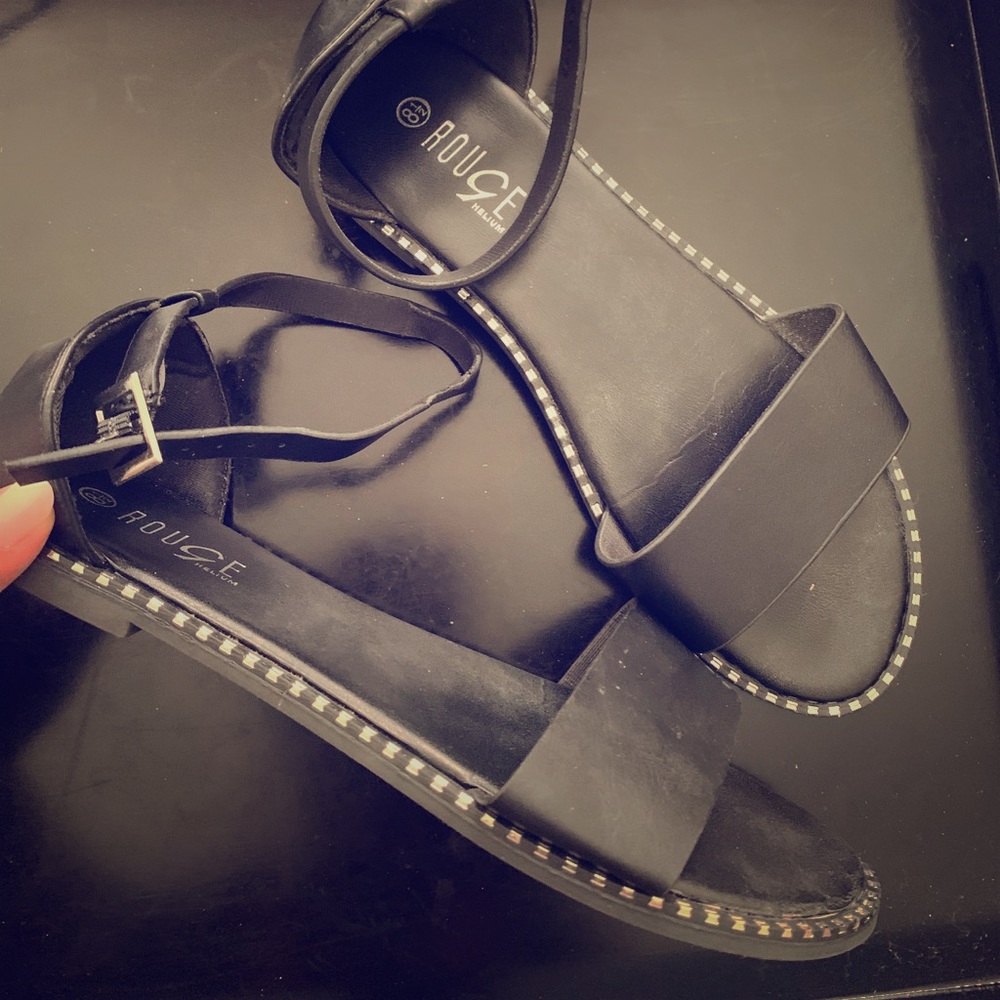 Black Ankle strap sandals